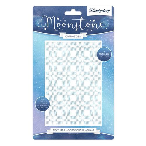 Hunkydory Gorgeous Gingham Moonstone Texture Dies