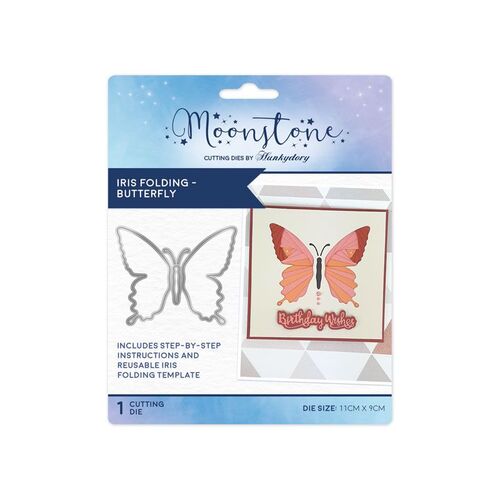 Hunkydory Butterfly Iris Folding Moonstone Die