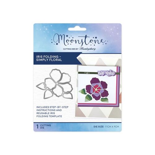 Hunkydory Simply Floral Iris Folding Moonstone Die