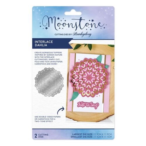 Hunkydory Interlace Dahlia Moonstone Die Set