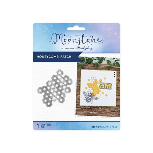 Hunkydory Honeycomb Patch Moonstone Die