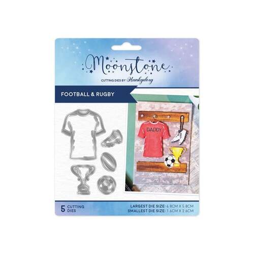 Hunkydory Football & Rugby Moonstone Die