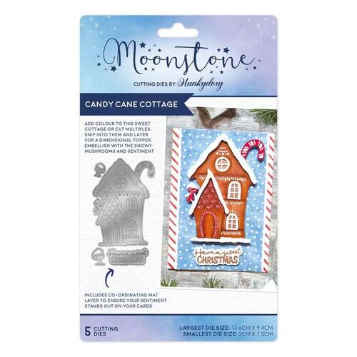 Hunkydory Candy Cane Cottage Moonstone Die