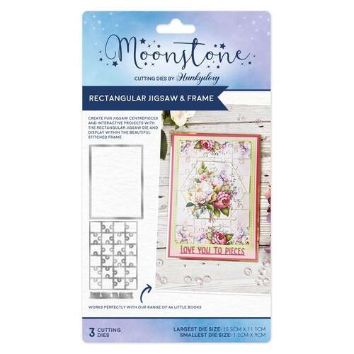 Hunkydory Rectangular Jigsaw & Frame Moonstone Die