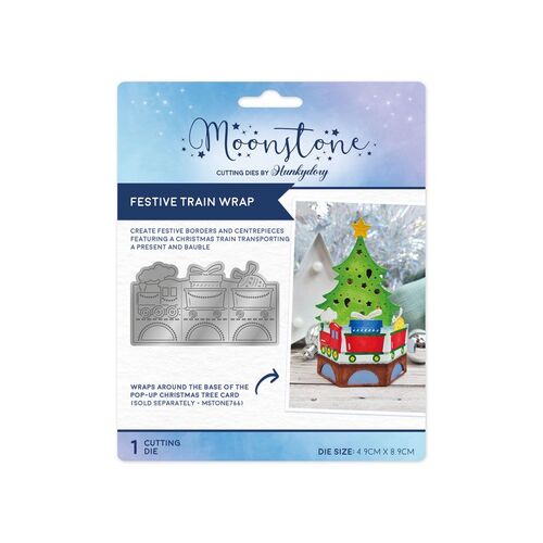 Hunkydory Festive Train Wrap Moonstone Die