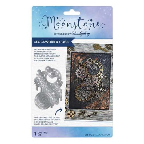 Hunkydory Clockwork & Cogs Moonstone Die