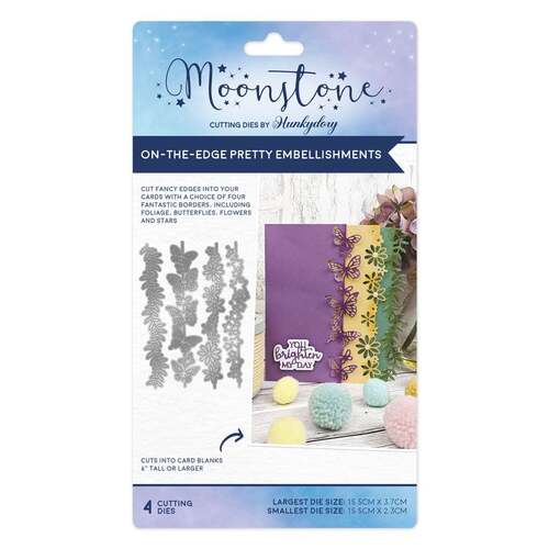 Hunkydory On-the-Edge Pretty Embellishment Moonstone Die