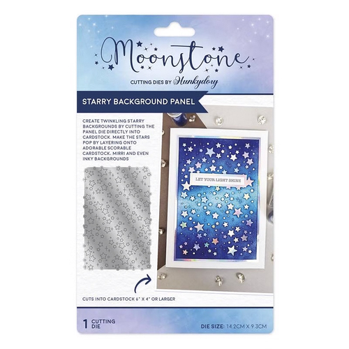 Hunkydory Moonstone Die - Starry Background Panel