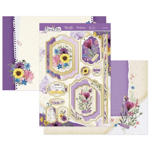 Hunkydory Pressed Petals : Lovely Lilac Luxury Topper Set