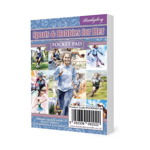 Hunkydory Pocket Pad : Sports & Hobbies for Her