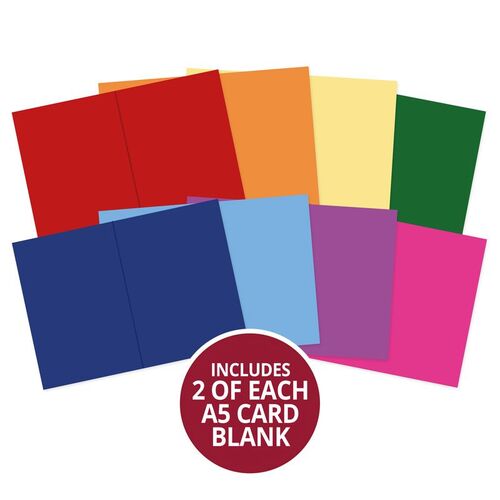 Hunkydory Brights A5 Adorable Scorable Pre-Scored Card Blanks