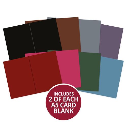 Hunkydory Darks A5 Adorable Scorable Pre-Scored Card Blanks