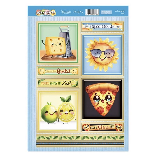 Hunkydory Pun-tastic Topper Sheet - A Punderful Day