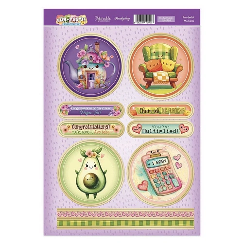 Hunkydory Pun-tastic Topper Sheet - Punderful Moments