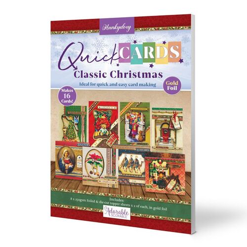 Hunkydory Classic Christmas Quick Cards Pad