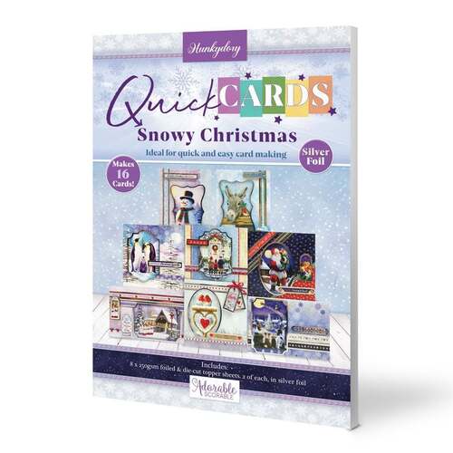 Hunkydory Snowy Christmas Quick Cards Pad