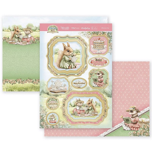 Hunkydory A Woodland Story - By the Riverside : Afternoon Tea Luxury Topper Set