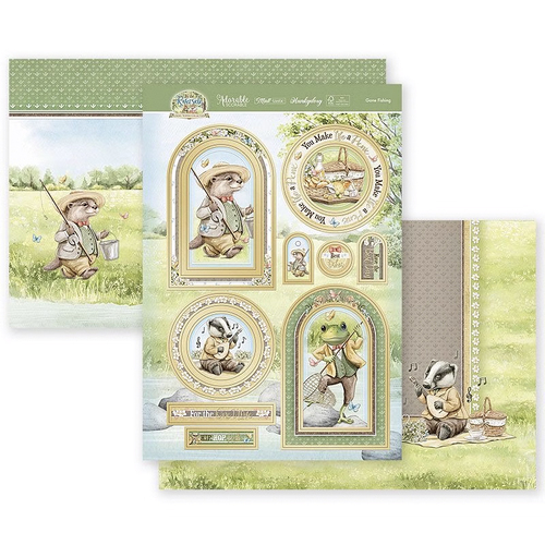 Hunkydory A Woodland Story - By the Riverside - Gone Fishing Luxury Topper Set