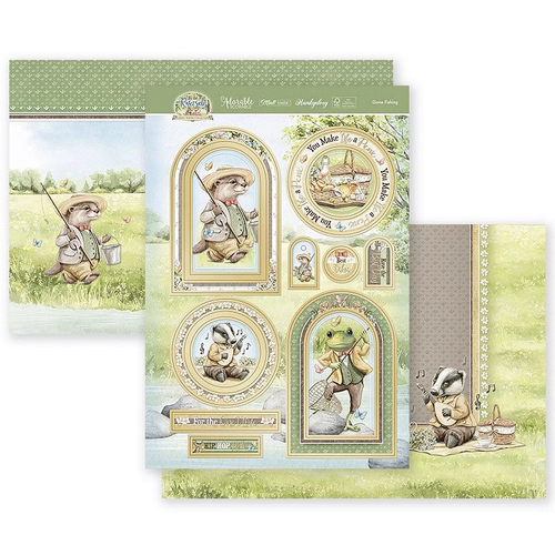 Hunkydory A Woodland Story - By the Riverside : Gone Fishing Luxury Topper Set