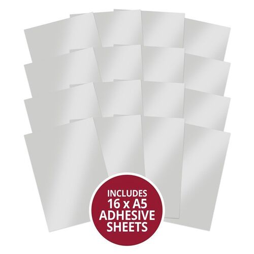 Hunkydory Stickables A5 Silver Self-Adhesive Mirri