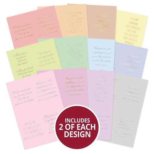 Hunkydory Stickables Pretty Pastels Self-Adhesive Perfect Verses