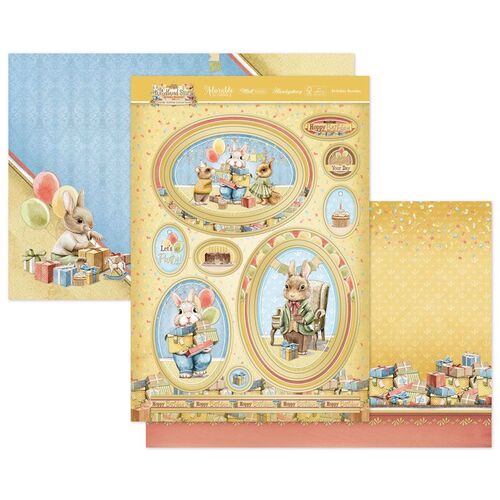 Hunkydory Birthday Bunnies Luxury Topper Set