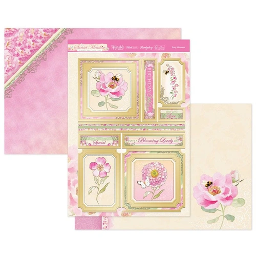 Hunkydory Sunset Meadow - Rosy Moments Luxury Topper Set