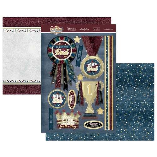 Hunkydory World's Best Dad Luxury Topper Set