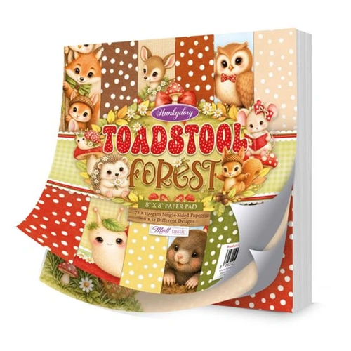 Hunkydory Toadstool Forest - 8x8" Paper Pad