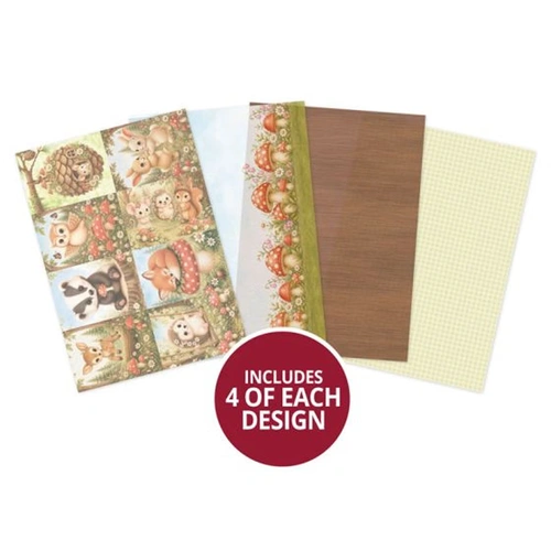 Hunkydory Toadstool Forest - Printed Parchment