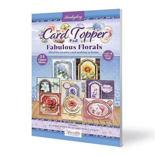 Hunkydory Card Topper Pad - Fabulous Florals