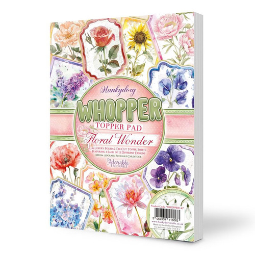 Hunkydory Whopper Topper Pad - Floral Wonder