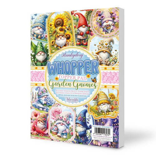 Hunkydory Whopper Topper Pad - Garden Gnomes