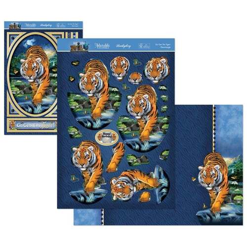 Hunkydory Go Get 'em Tiger Deco-Large Set