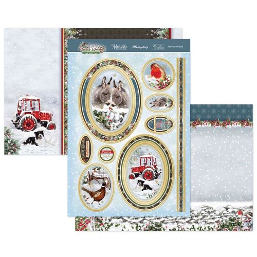 Hunkydory Festive Farmyard Luxury Topper Set