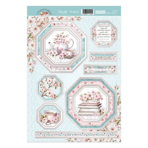 Hunkydory A Year of Flowers - March : Cherry Blossom Luxury Topper Sheet