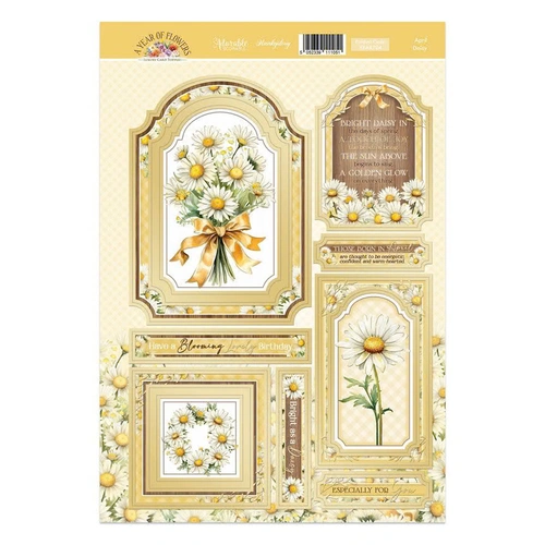 Hunkydory A Year of Flowers - April : Daisy Luxury Topper Sheet