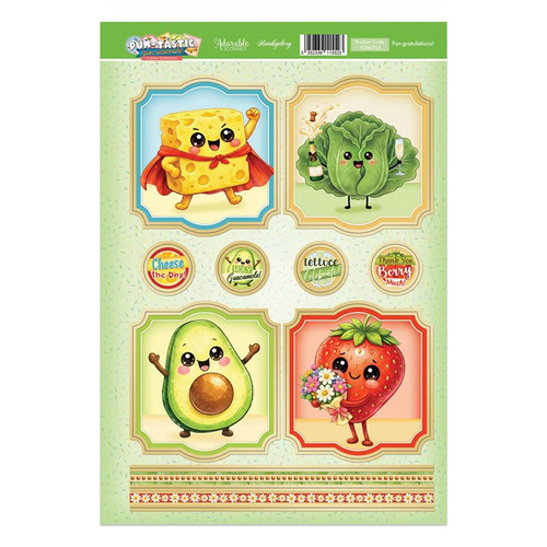 Hunkydory Pun-tastic Yum-believeable - Pun-gratulations! Topper Sheet