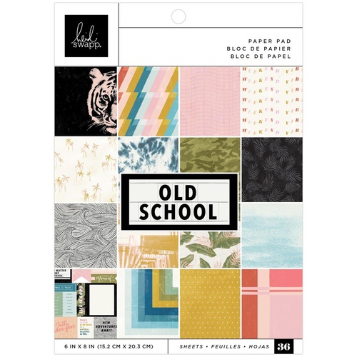 Heidi Swapp 6"x8" Paper Pad Old School
