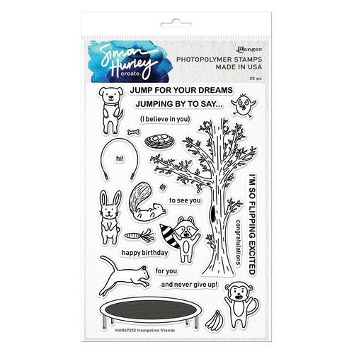 Simon Hurley Create Stamp Trampoline Friends