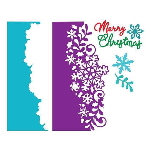 i-crafter Die Snowflake Border