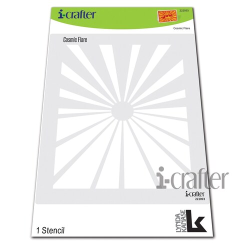 i-crafter Stencil Cosmic Flare