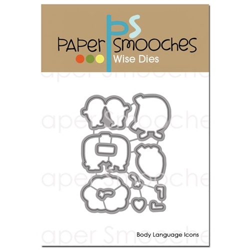 Paper Smooches Die Body Language Icons 