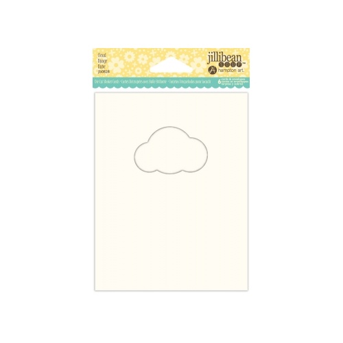 Jillibean Soup Shaker Cards With Envelopes 6pk Clouds