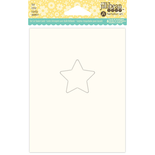 Jillibean Soup Shaker Cards With Envelopes 6pk Star