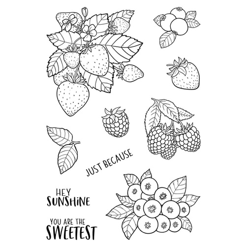 Jane's Doodles Stamp Berries