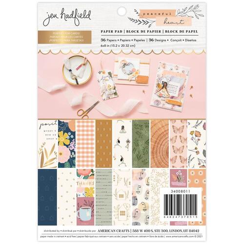 Jen Hadfield Peaceful Heart 6x8" Paper Pad