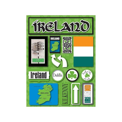 Reminisce Jet Setters Dimensional Stickers Ireland