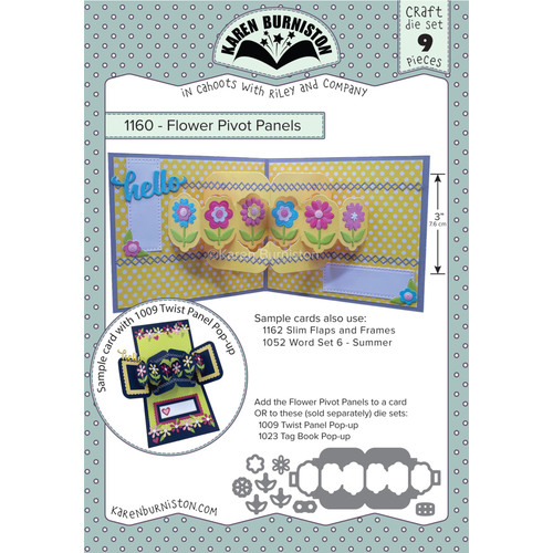 Karen Burniston Flower Pivot Panels Die