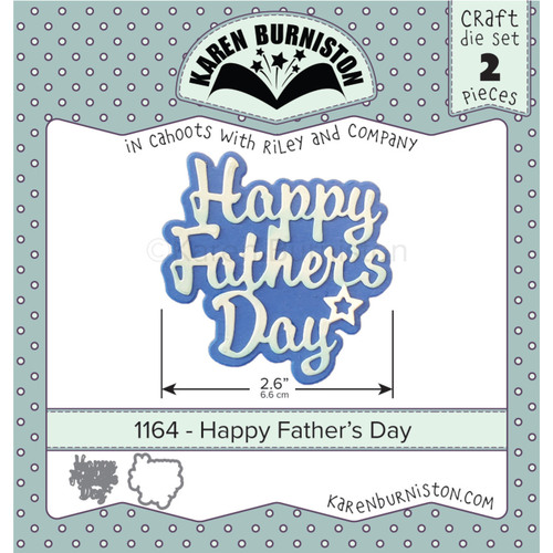 Karen Burniston Happy Father's Day Die